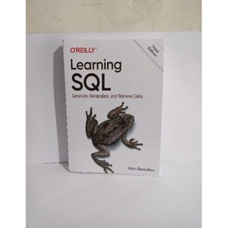 หนังสือการเรียนรู้ SQL Generate จัดการ และดึงข้อมูล