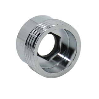 ข้อต่อผม เกลียวในขนาด 1/2"(4หุน) เป็นเกลียวนอกขนาด 3/4"(6หุน)  Faucet Adapter Aerator Connector Solid Metal Water Purifi