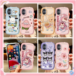 【Fashion】เคส oppo reno 7z 5g เคส oppo reno 8z 5g เคสโทรศัพท์มือถือแบบใส ลายการ์ตูนคลื่นใหญ่น่ารัก สําหรับ oppo reno 7z 5g reno 8z 5g