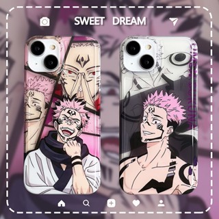 เคสโทรศัพท์มือถือ แบบใส ลาย Jujutsu Kaisen Sukuna คุณภาพสูง สําหรับ iPhone 14 13 12 Pro Max 11