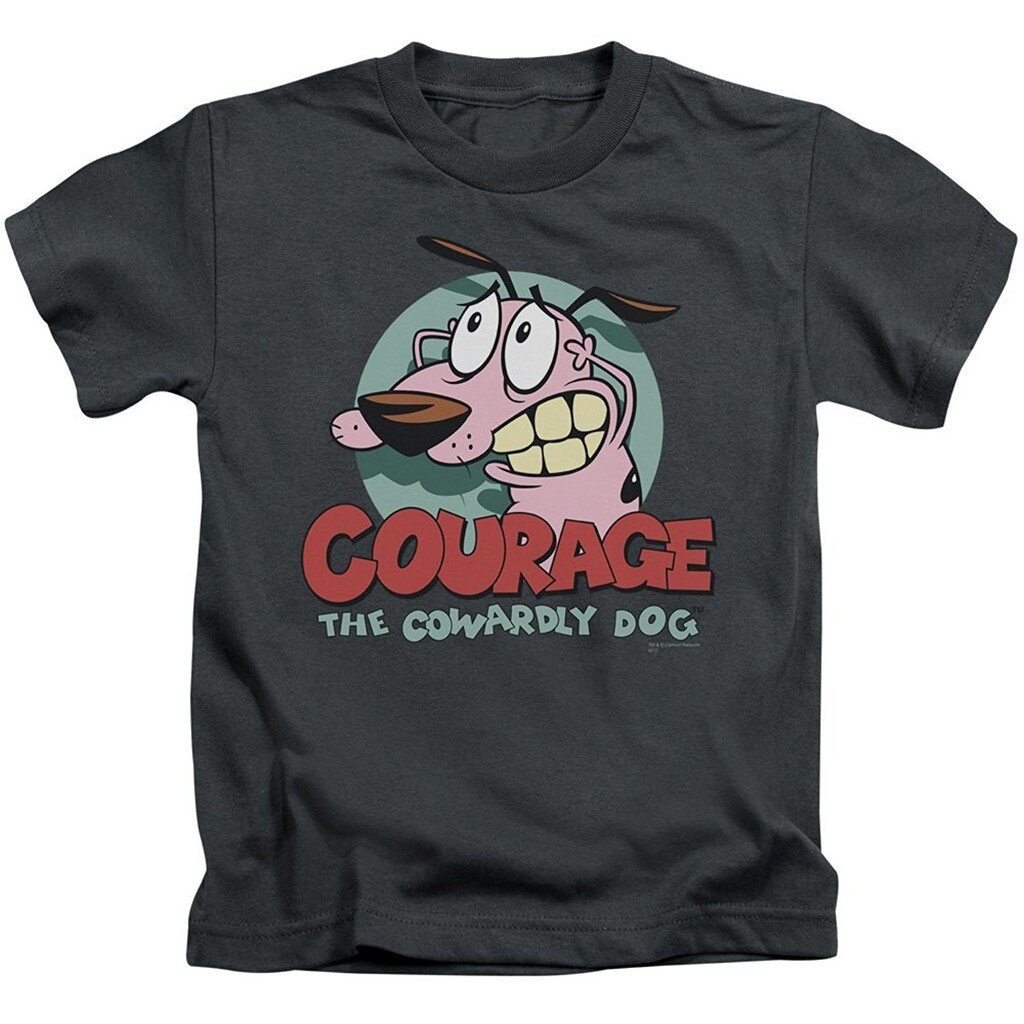 Courage The Cowardly Dog Courage Men'S Fashion Cartoon T Shirt
