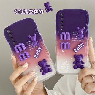 เคส Redmi 9A 10A 9C 10 A1 2022 4G Note 9 Note 10 Pro Note 11 4G Note 11S Note 11 Pro POCO X3 Pro X3 NFC เคสนิ่ม ลายหมีลูกบาศก์