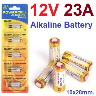 แบตเตอรี่ 12V 23A 10x28mm. High quality spot high voltage alkaline battery ถ่านรีโมท