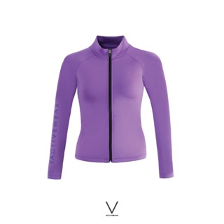 SS2023 PURPLE UV JACKET เสื้อแขนยาว ใส่ว่ายน้ำ มีฟองน้ำในตัวผ้าหนา กัน UV UPF 50+