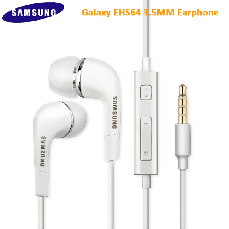 Ehs64 Samsung Galaxy A12 M12 M40 M51 A22 A32 A52 หูฟังไมโครโฟนในตัว 3.5 มม.หูฟังชนิดใส่ในหูแบบมีสาย