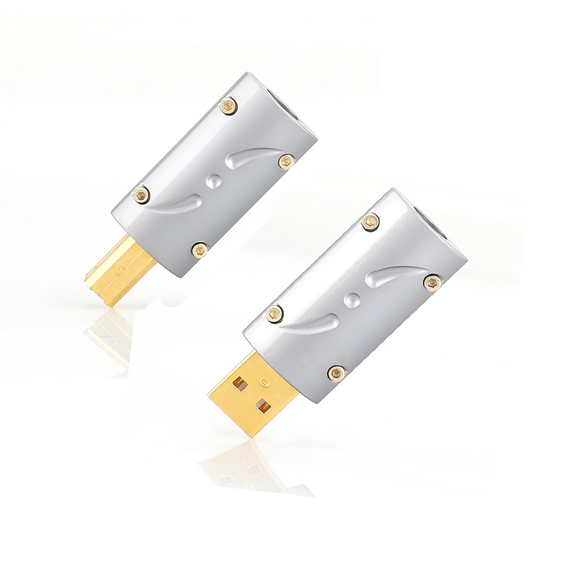 Viborg Gilded สายเคเบิลข้อมูล USB DIY ประเภท A ประเภท B USB B USB2.0 Type-C USB3.1 MINI USB แจ็คหาง Sockect Connector พอร์ต Sockect