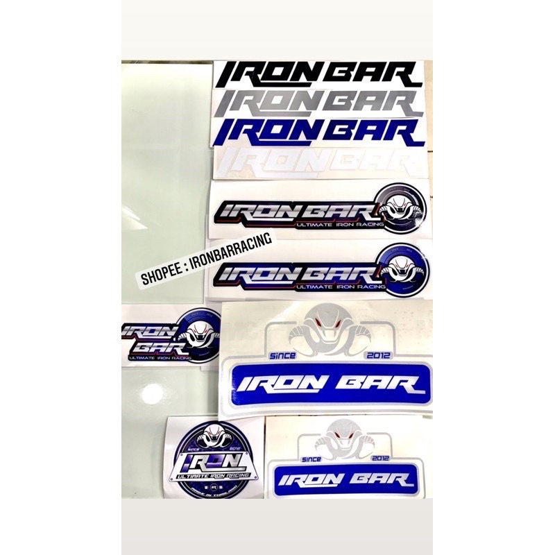 ❗️สติกเกอร์ ironbar ทุกแบบ❗️ #ironbar