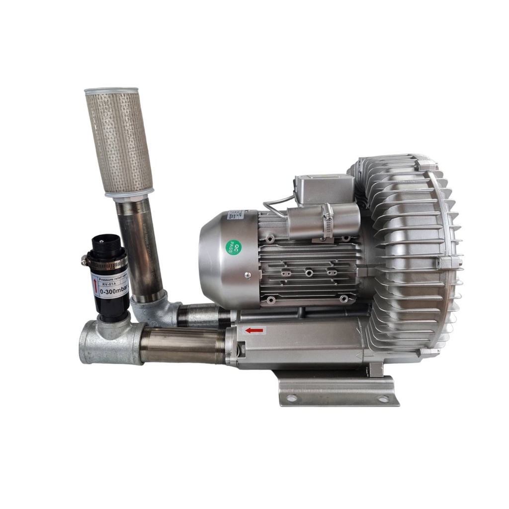 Ring BlowerCTA2.2kwขนาด3แรงม้า220Vปั๊มริงโบเวอร์ท่อเข้าออก2นิ้วside channel blowerโบเวอร์ในโรงงาน ราคา ถูกที่สุด ดีลบีเคเค แกลเลอรีภาพที่ 7