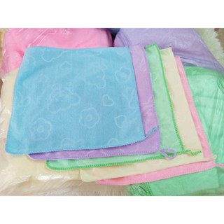 ผ้าเช็ดหน้านาโน 12 ผืน คละสี ขนาด 30*30 พร้อมส่งที่ไทย