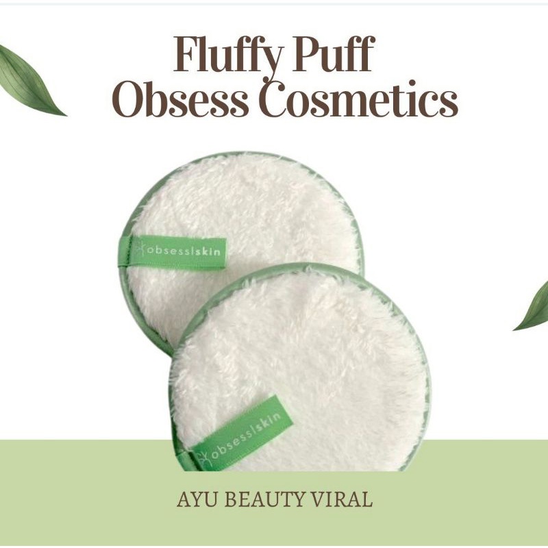 FLUFFY PUFFY OBSESS COSMETICS ง่ายต่อการใช้คลีนซิ่งบาล์มแต่งหน้า REMOVER TOOL
