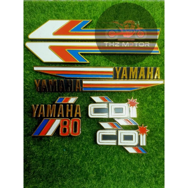 Yamaha Y80 Yamaha80 Body Logo Emblem ครบชุด