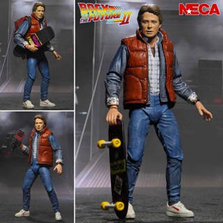 งานแท้ Original Neca Reel Toys Back to the Future 1985 เจาะเวลาหาอดีต Marty McFly มาร์ตี้ แม็กฟลาย Ultimate 7 Inch Figma