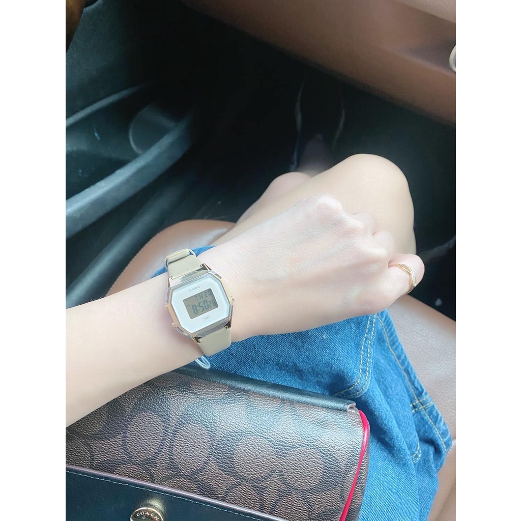 กล่องดำ cmg New Casio Lady La-680WEL La680  LA680WEL 28.6 มม.LA-680 แท้ประกันศูนย์ Cmg 1 ปี