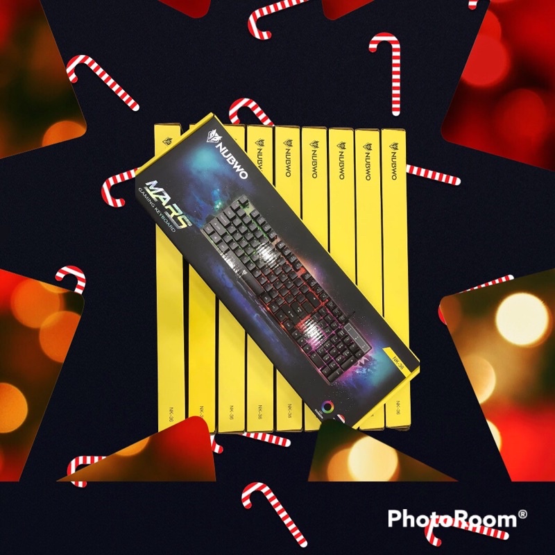 (คีย์บอร์ด) NUBWO NK-36 MARS (RUBBER DOME) (RAINBOW LED)