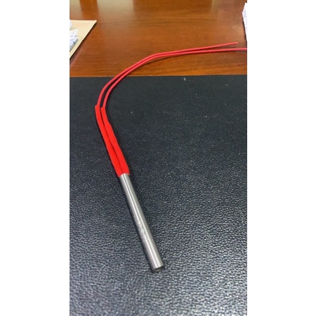 Cartridge Heater ฮีตเตอร์แท่ง 9.5x90mm/220v300w+สายยาว5เมตร(red wire)
