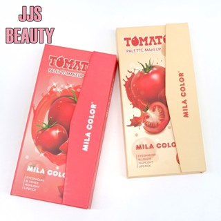 MILA COLOR Tomato Makeup Palette พาเลทแต่งหน้าสูตรมะเขือเทศ