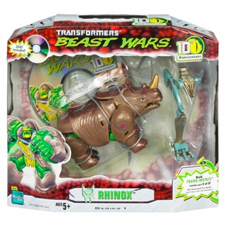 [RARE] HASBRO 2006 : TRANSFORMERS BEAST WARS 10th ANNIVERSARY : DELUXE RHINOX สินค้าปี 2006 ของใหม่ มือ 1 ของแท้ 100%