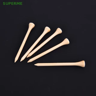 Superme ขายดี ที่ตั้งลูกกอล์ฟ ไม้ไผ่ 4 ขนาด 100 ชิ้น ต่อชุด