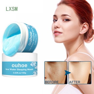 Lxsm 100 กรัม Jskin Beauty Hydra Moist Ice Water Sleeping Mask, Hydra Moisturizer Ice Water Sleeping Mask