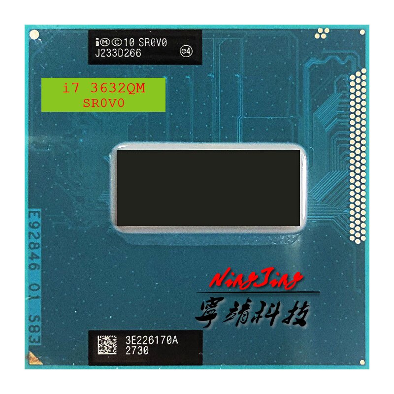 In stock  Intel Core i7-3632QM i7 3632qm sr0v0 2.2 GHz quad-core แปดด้าย CPU โปรเซสเซอร์ 6M 35W ซ็อก