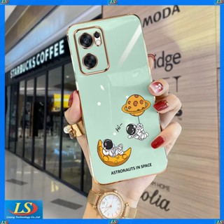 เคสโทรศัพท์มือถือ ลายการ์ตูนนักบินอวกาศ Nasa สําหรับ Oppo Reno7 5G Reno 8 4G 6Z 5G 6 5G 7Z 5G 8Z 5G 7 8 8 Pro 5G XQ