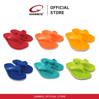 GAMBOL แกมโบล รุ่น ICONIC รองเท้าแตะ หนีบ แฟชั่น ผู้ชาย GM11267 Size 40-44