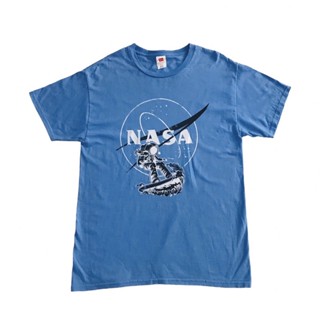 เสื้อยืด Nasa ป้าย Hanes usa cotton100