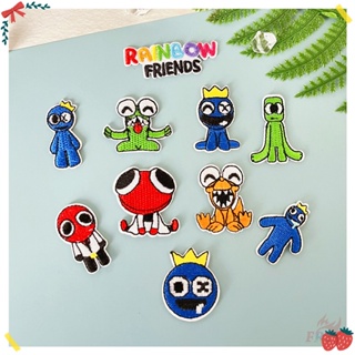 ♥ แผ่นแพทช์เหล็ก ลายเกมผจญภัย Rainbow Friends ♥ แผ่นแพทช์รีดติดเสื้อ รูปมอนสเตอร์ตัวน้อยน่ารัก DIY 1 ชิ้น