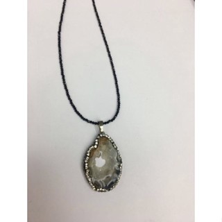 1Pc Natural Druzy Agate Pendent stone / Top High Quality Druzy Agate Pendant / Available With Silver Chain.