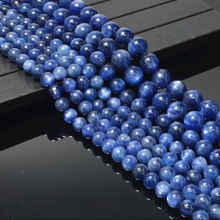 1 Strand Natural kyanite Beads 6mm 8mm 10mm Round Stone 15.5 “ Long Gemstones for Bracelets Jewelry Making Necklace