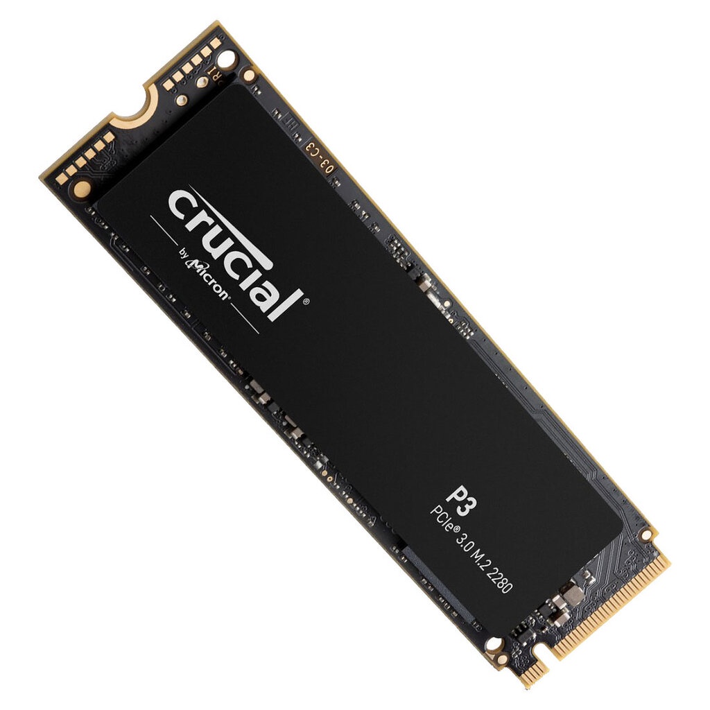 Crucial P3 500GB PCIe Gen3 3D NAND NVMe M.2 SSD up to 3500MB/s - CT500P3SSD8