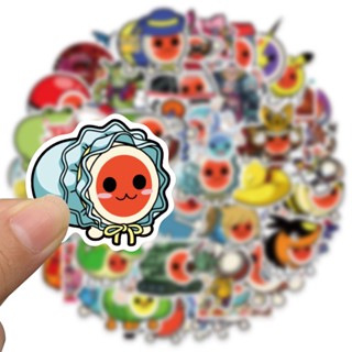 🔥พร้อมส่ง🔥 50ชิ้น Nintendo Switch Taiko no Tatsujin 太鼓達人 Sticker สติกเกอร์โฮโลแกรมเลเซอร์ PVC กันน้ํา ไทโกะโนะทัตสึจิง