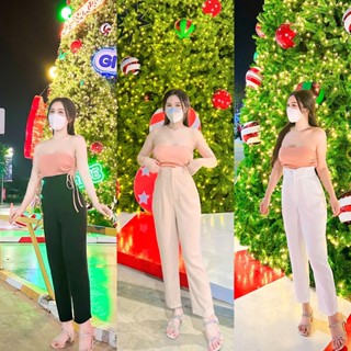 กางเกงตะขอ ขาเดฟ เอวสูง ทรงสวยมาก
