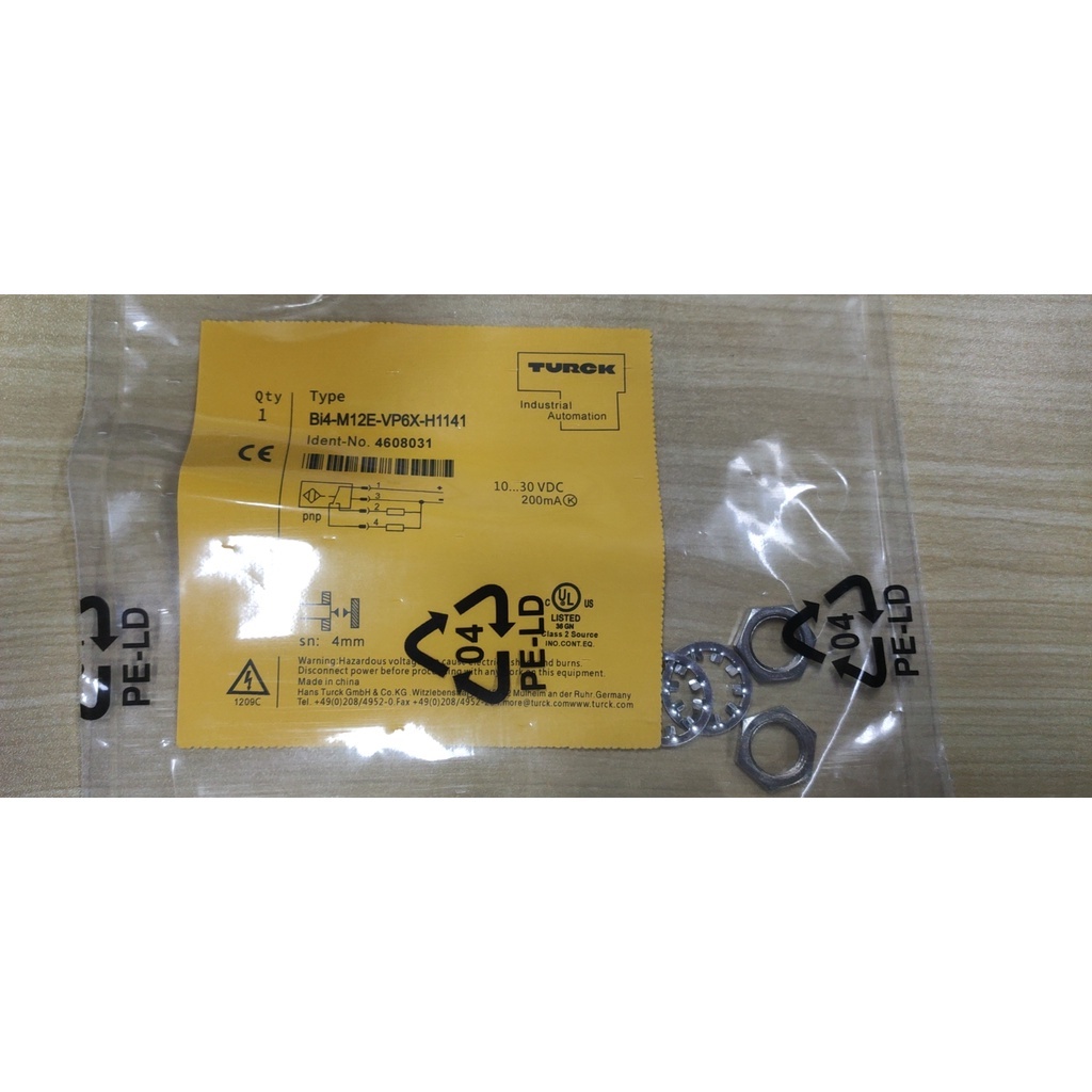 ส่วนอิเล็กทรอนิกส์ Sensor Bi4-M12E-VP6x-H114