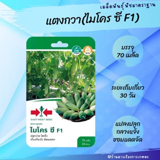 เมล็ดพันธุ์ แตงกวา (ไมโคร ซี F1) *ศรแดง บรรจุ 70 เมล็ด