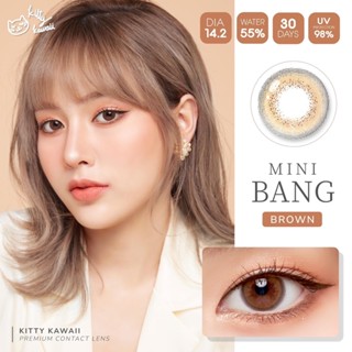 💖คอนแทคเลนส์💖 รุ่น Mini Bang Brown | Grey ♥️By Kittykawaii ♥️