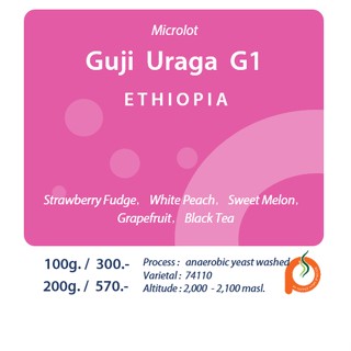 Ethiopia Guji Uraga G1 (Anaerobic with Yeast Washed) / 100g / 200g