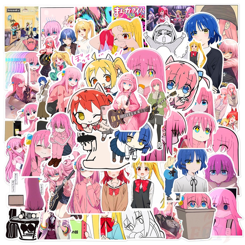 ❉ Bocchi THE ROCK! สติกเกอร์ Series 01 ❉ สติกเกอร์แฟชั่น กันน้ํา DIY 50 ชิ้น/เซต