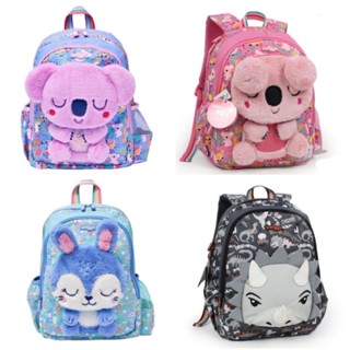 SMIGGLE กระเป๋าเป้สะพายหลัง ลาย Animalia Koala Rabbit Dino สําหรับเด็ก