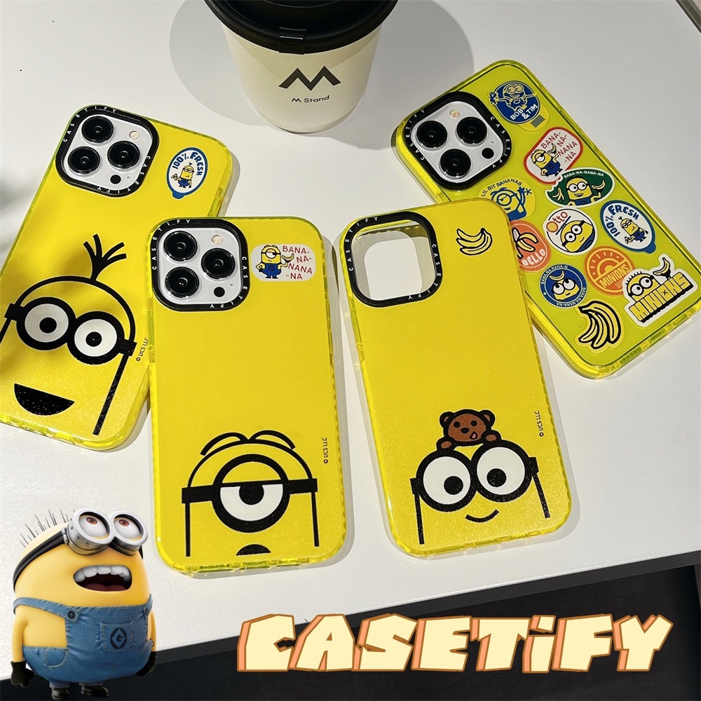 เคสโทรศัพท์มือถือ ลายการ์ตูนมินเนี่ยนน่ารัก สําหรับ iphone 14 14plus 14pro 14promax 13 13pro 13promax 2023 12 12pro 12prom