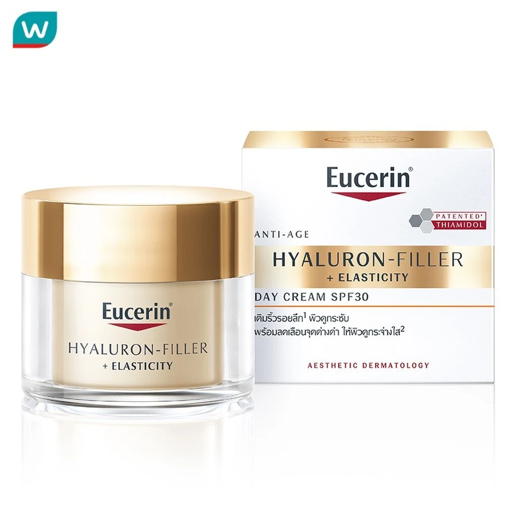 Eucerin ยูเซอริน ไฮยาลูรอน-ฟิลเลอร์ + อีลาสติซิตี้ เดย์ ครีม SPF30 ขนาด 50 มล.