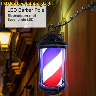 [พร้อมส่ง] ร้านตัดผมไฟหมุน เสาตัดผม ไฟป้ายร้านทำผม ป้ายไฟ Led แบบหมุนได้สําหรับตกแต่งผมร้านทําผม