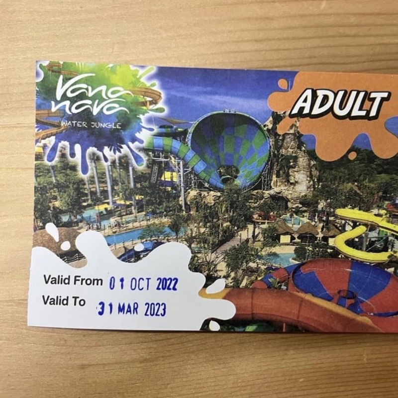 บัตรเข้าสวนน้ำ Vana Nava หัวหินสำหรับผู้ใหญ่