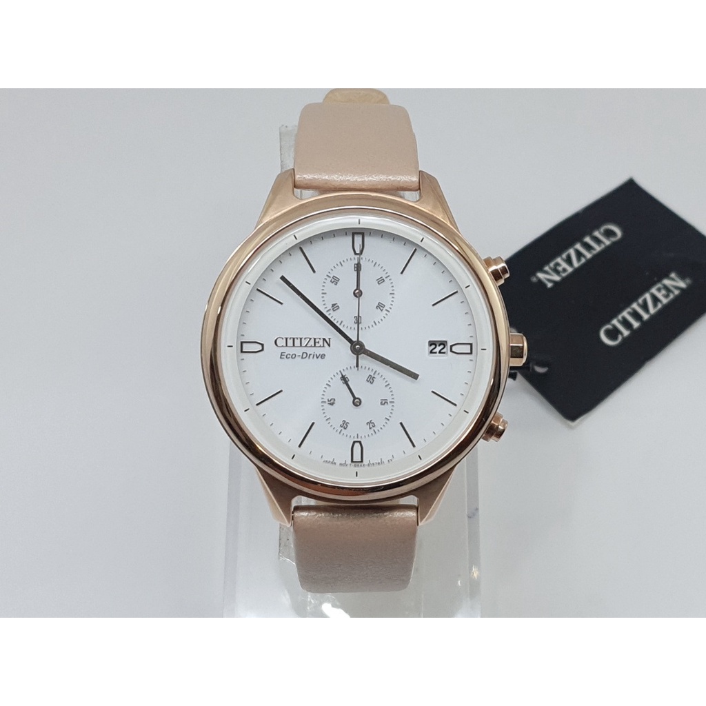 นาฬิกา CITIZEN WOMEN'S FB2003-05A ECO DRIVE CHRONOGRAPH (ใหม่) ไม่มีกล่อง