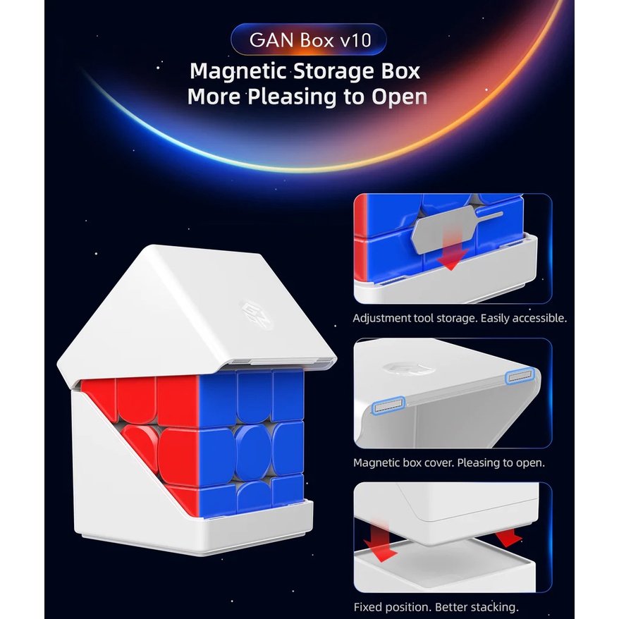 GAN 13 MagLev Frosted UV Coated GAN Mirror M รูบิคแม่เหล็ก 2022 3x3 ...