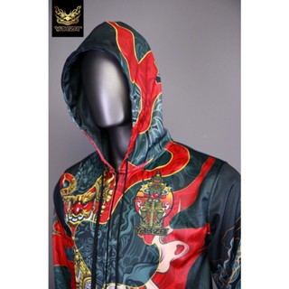 YAKZA HOOD ลาย 031 เสื้อฮู้ด กันหนาว เลือกได้ทั้งแบบสวมและแบบซิป