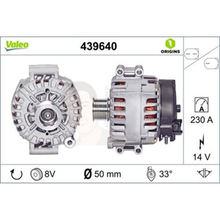 439640 ไดชาร์จ Valeo รุ่น BMW N54 Series 7 F02