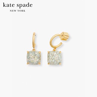 KATE SPADE NEW YORK KATE SPADE EARRINGS MINI SMALL SQUARE HUGGIES K5232 ต่างหู