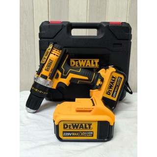 สว่านแบตเตอรี่ DEWALT 229 โวลต์แบตขนาดใหญ่ใช้ได้นาน(งานเทียบ)