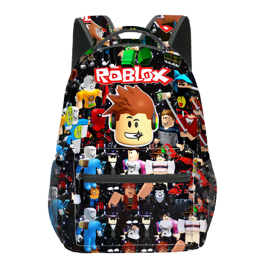 กระเป๋าเป้สะพายหลัง Robloxแอนิเมชั่น กระเป๋านักเรียน แบบสากล สําหรับเด็กผู้ชาย และเด็กผู้หญิง